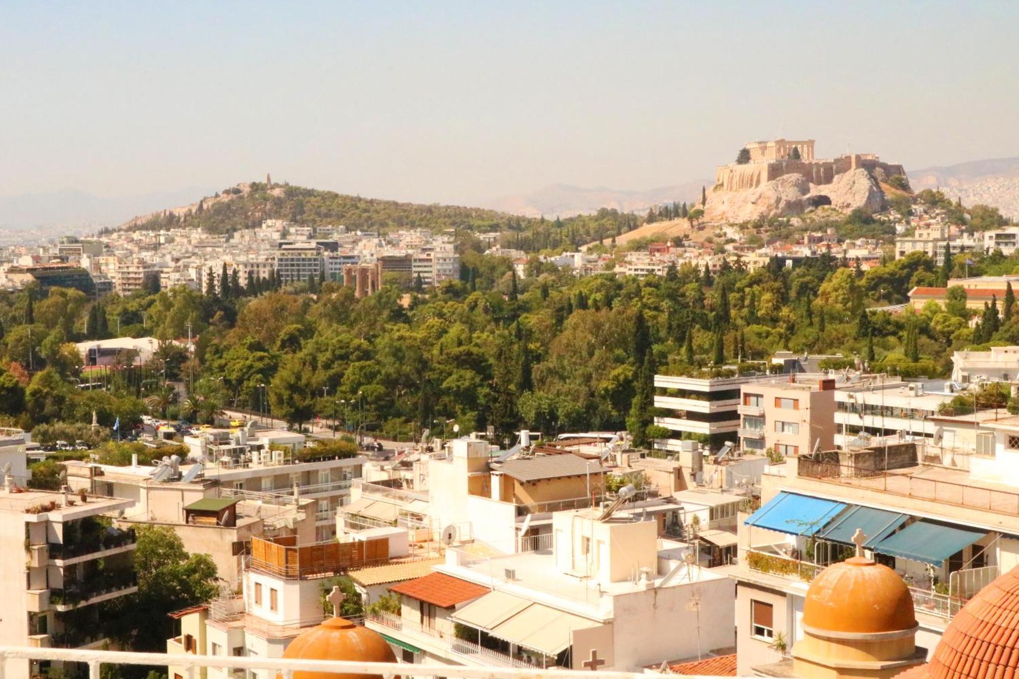 Penthouse With Acropolis View Apartment Athens Exterior photo